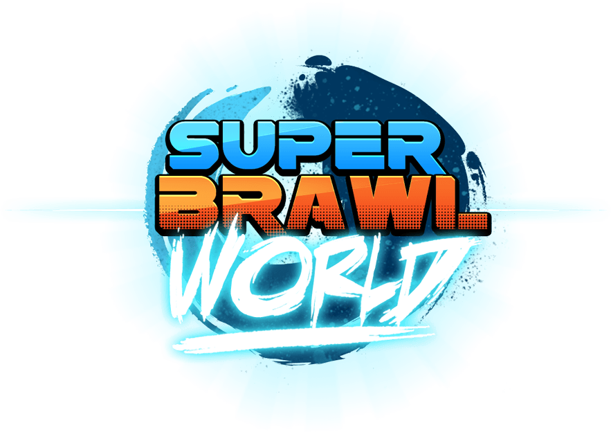 Super Brawl World Logo