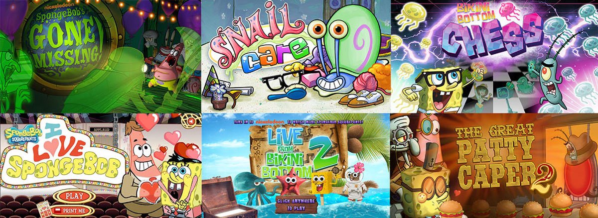 Spongebob games that extend a brand's story