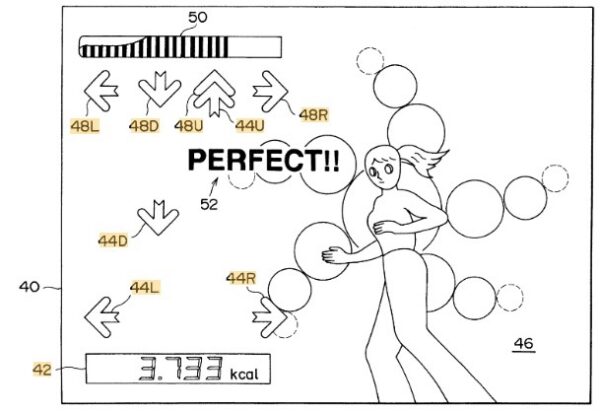 DDR game pad patent