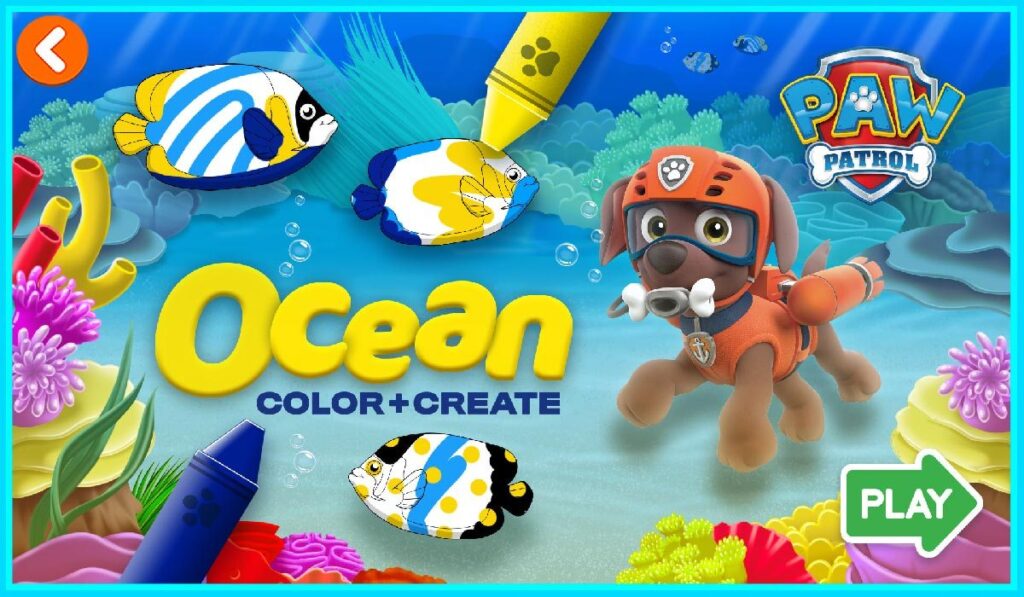 STEM educational game developer Ocean Coloring Book