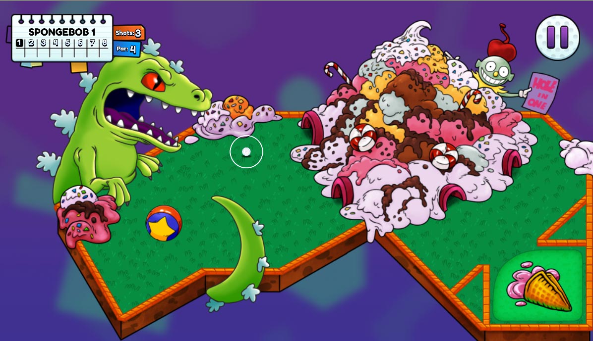 Rugrats minigold level design by WM Interactive