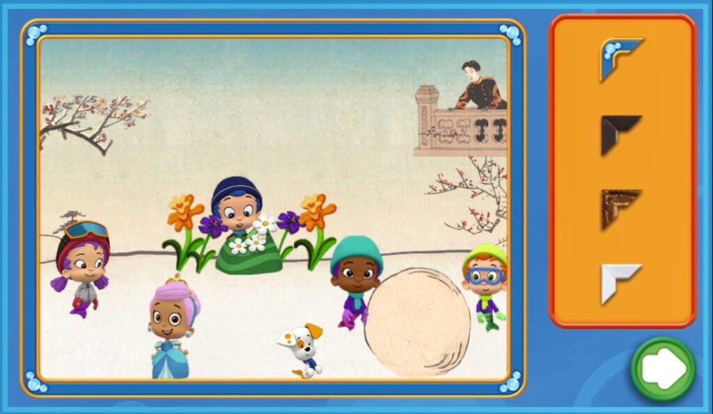 A screenshot of Dive into The Met art education game